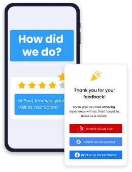 reputação em linha do salão de cabeleireiro